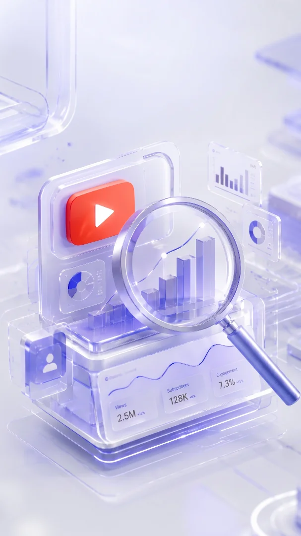 Análise de dados de concorrentes no Youtube