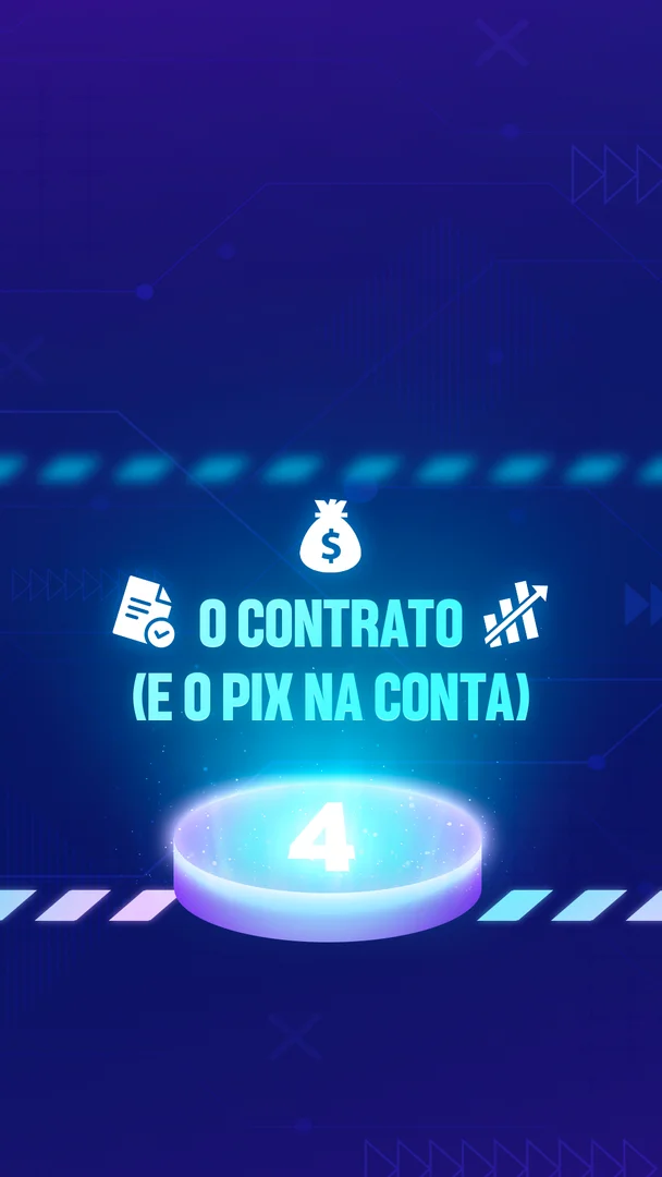 O Contrato e o PIX na conta
